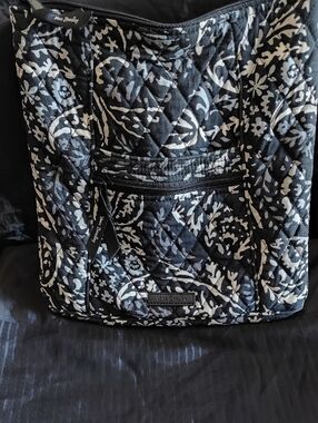 Vera Bradley Black & White Quilted Mini Crossbody Bag